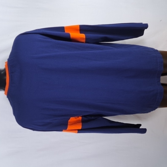 Y2K Denver Broncos stitched SM logo blue & orange XL NFL long sleeve t-shirt - Picture 4 of 7